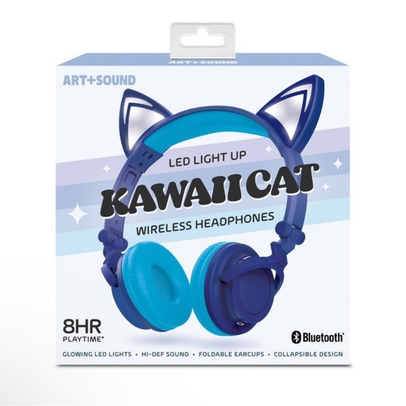 Kawaii Cat Bluetooth Headphones, 🐱 - Picture 4 of 10